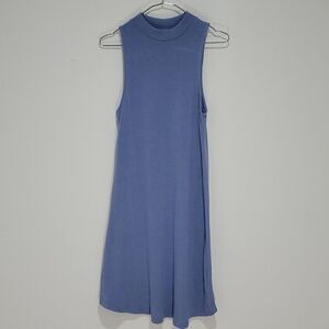 LE chateau blue sleeveless dress